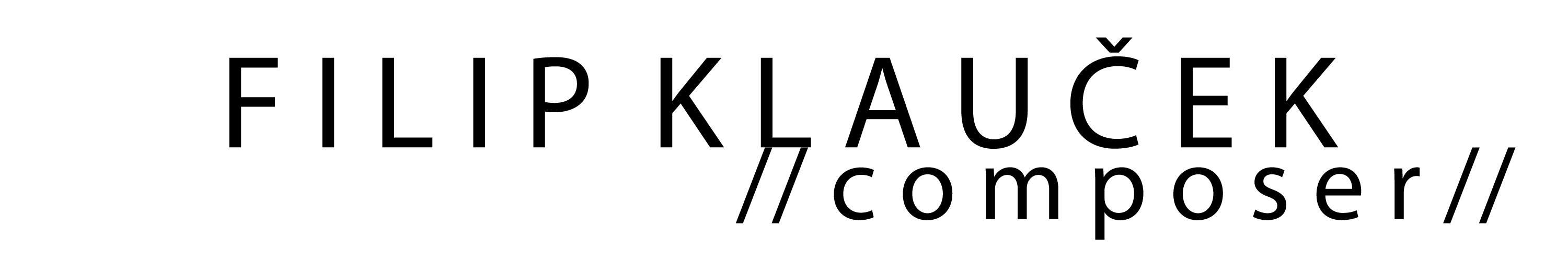 Filip Klauček - Composer